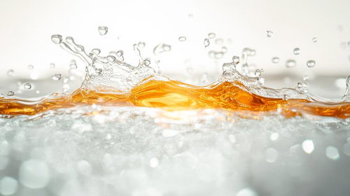 水飛沫が弾ける瞬間