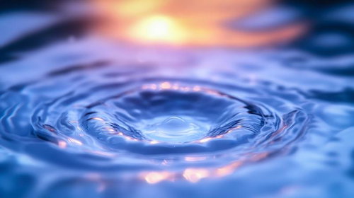 青紫色に輝くダイヤモンドのライティング表現