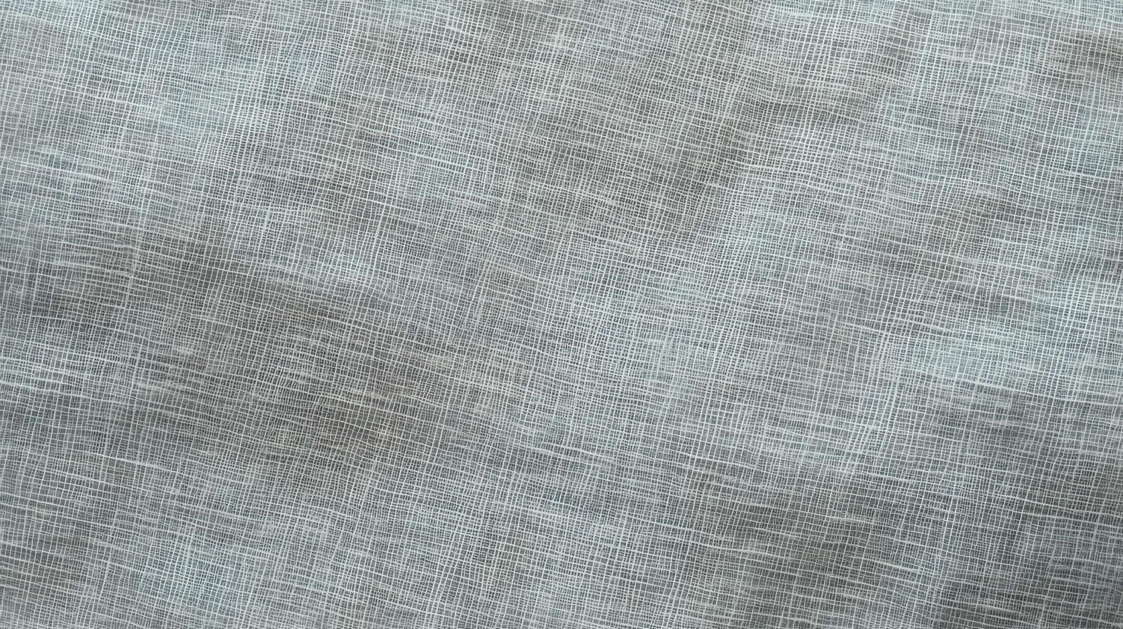 シルバーグレーの麻クロスの織り目テクスチャー