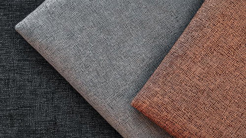 モダンな風合いの3色ファブリック生地サンプル