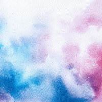 青とピンクに滲む水彩のテクスチャー 絵の具の有機的なにじみの写真