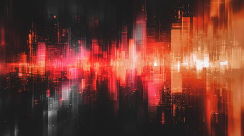赤いデータの摩天楼が築く未来