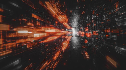 サイバー空間の中心へ突入する瞬間