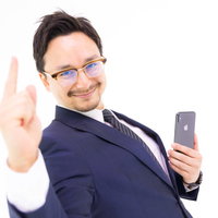 iPhone XS Max を手に入れたマックスの写真