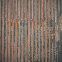 錆びついたトタン波板のテクスチャーの写真