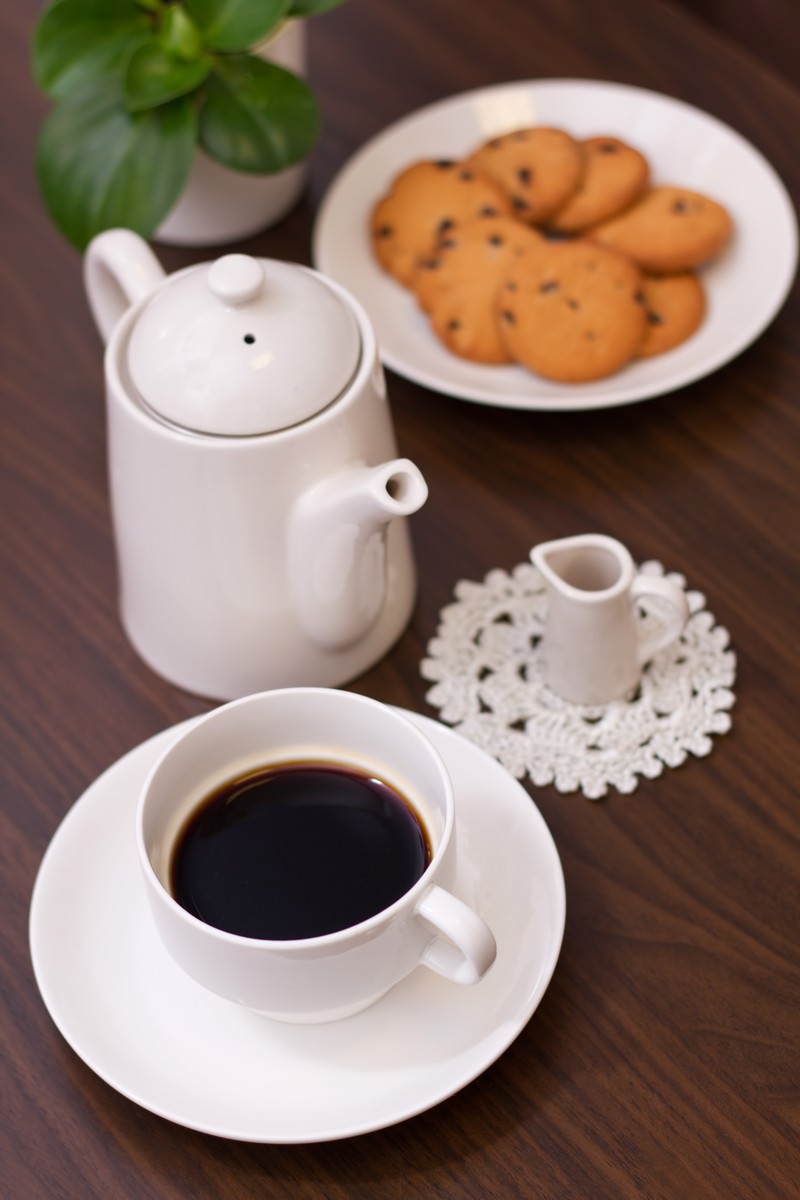 コーヒーとクッキーのティータイム