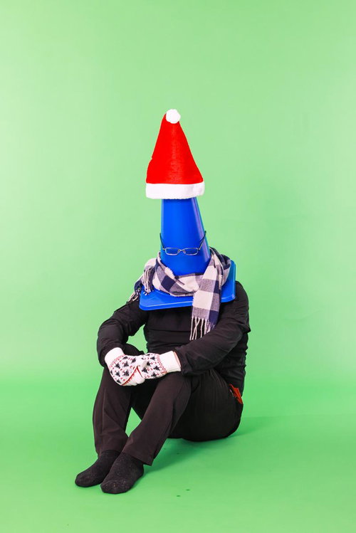 クリぼっち（三角コーン）