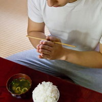 ご飯とみそ汁頂きます！の写真