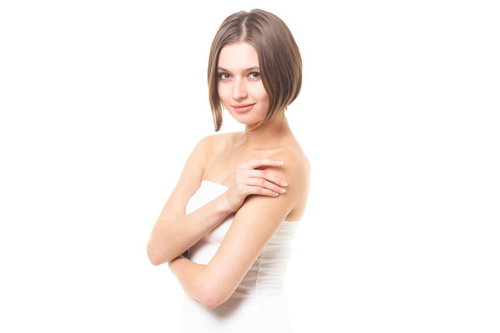 ボディケアを怠らない女性（エステ・美容）