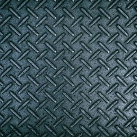 金属製足場板の滑り止めダイヤモンドパターンテクスチャーの写真