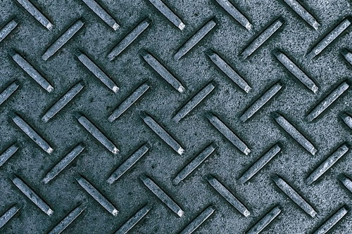 金属の足場板テクスチャー素材の工業用パターン