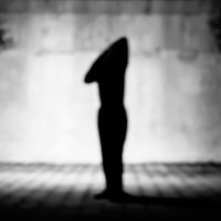 「1」の数字（人文字）の写真