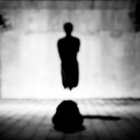 「！」の記号（人文字）の写真