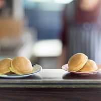 大刀洗の名店「平田万十店」の回転饅頭の写真