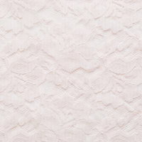 花と葉の模様が浮き出た白いレースのテクスチャーの写真