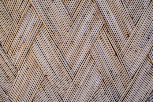 沼津垣の格子編みテクスチャー