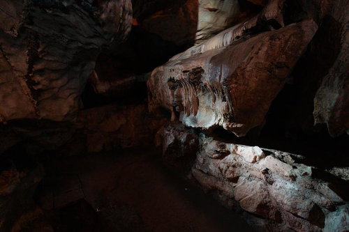 あぶくま洞の鍾乳石の洞内美