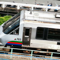 長崎本線783系シーサイドライナーの走行風景の写真