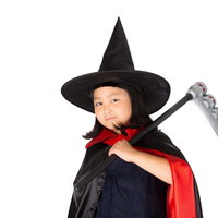 仕事の都合で家族旅行の中止を伝えた時の娘の死神コスプレ反応の写真