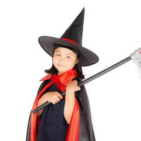 ニッコリスマイルの魔女っ子囚人コスプレの写真