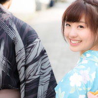 大好きな彼と浴衣デートで振り返る笑顔～夏祭りの思い出の写真