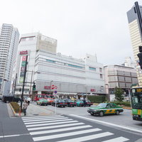 目黒駅前（西口）の交差点の写真