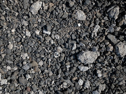 河原に敷き詰められた砂利のテクスチャー