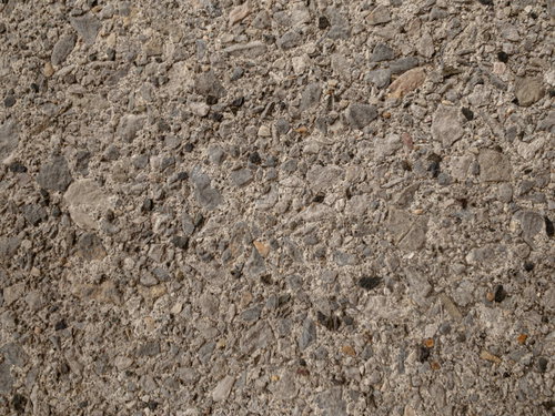 コンクリート塀の粗い表面テクスチャ