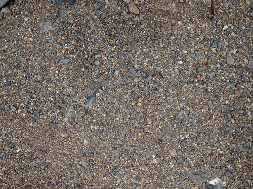 砂利が混じる砂地のテクスチャ