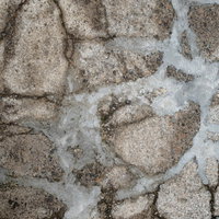 セメントで繋いだコンクリート地面のテクスチャーの写真