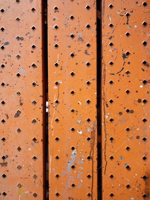 オレンジ色の足場の踏み板部分（テクスチャー）