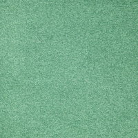 グリーンのタイルカーペット、均一に敷き詰められたテクスチャーの写真