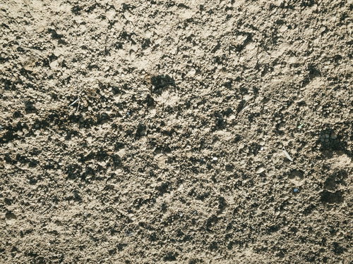 乾燥した畑の土のテクスチャー