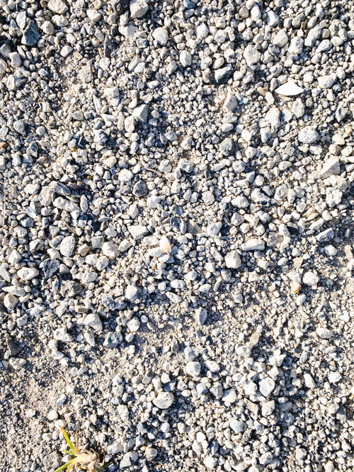 細かい砂利道の地面テクスチャー