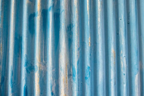 古くなったトタン板の劣化テクスチャー