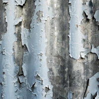 ボロボロのトタン壁のテクスチャーの写真