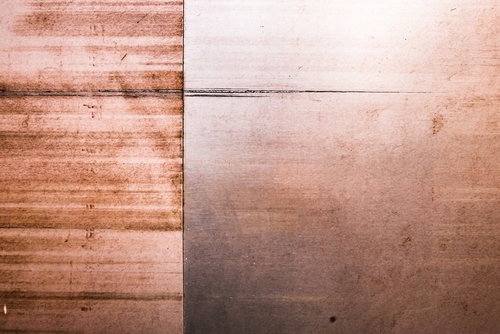 木のパネル板の縦横異なる木目テクスチャー