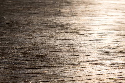 ベニア板の表面テクスチャ、横方向に流れる木目の板