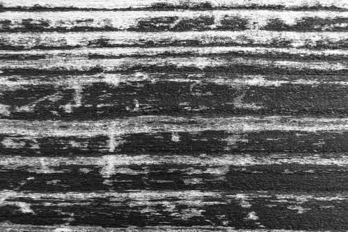 古い木の板のモノクロテクスチャ 経年変化した白黒ウッドテクスチャー