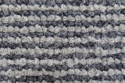二種類の繊維のニット編み織り目テクスチャ背景