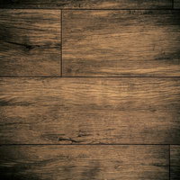 呪われた床の古い木製フローリング、深い木目と色ムラの暗いテクスチャーの写真