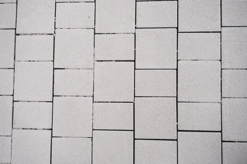 隙間だらけの目地とタイル（テクスチャー）