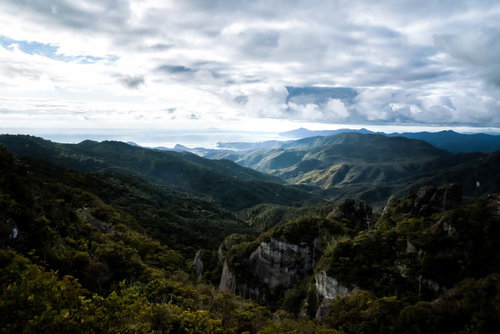 ニュージーランド・アオテアトレックの大展望