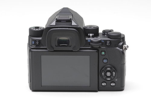 PENTAX KPの背面液晶モニター部分
