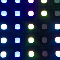 LEDパネルの接写（RGBフルカラー）の写真