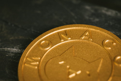 国産仮想通貨モナコインの金色コイン