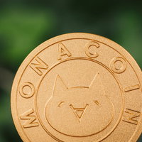 MonaCoin（モナコイン・MONA）の金色コインの写真