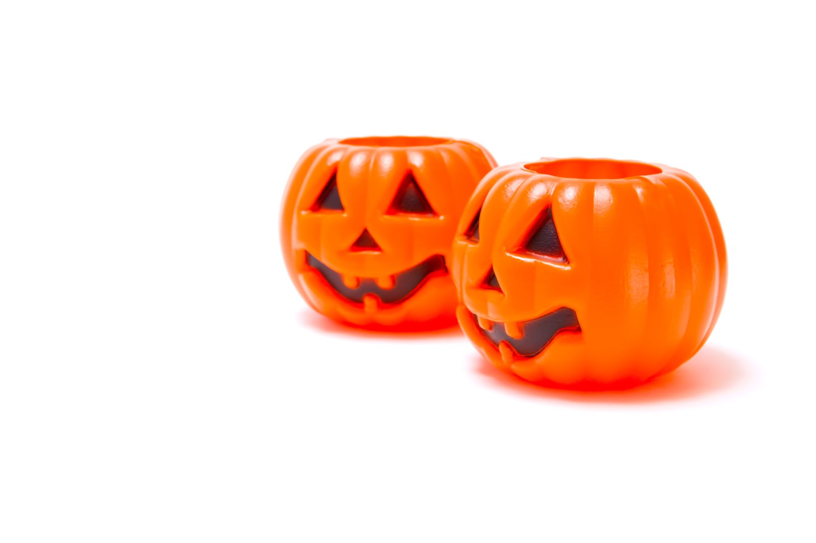薄ら笑いのハロウィンかぼちゃ