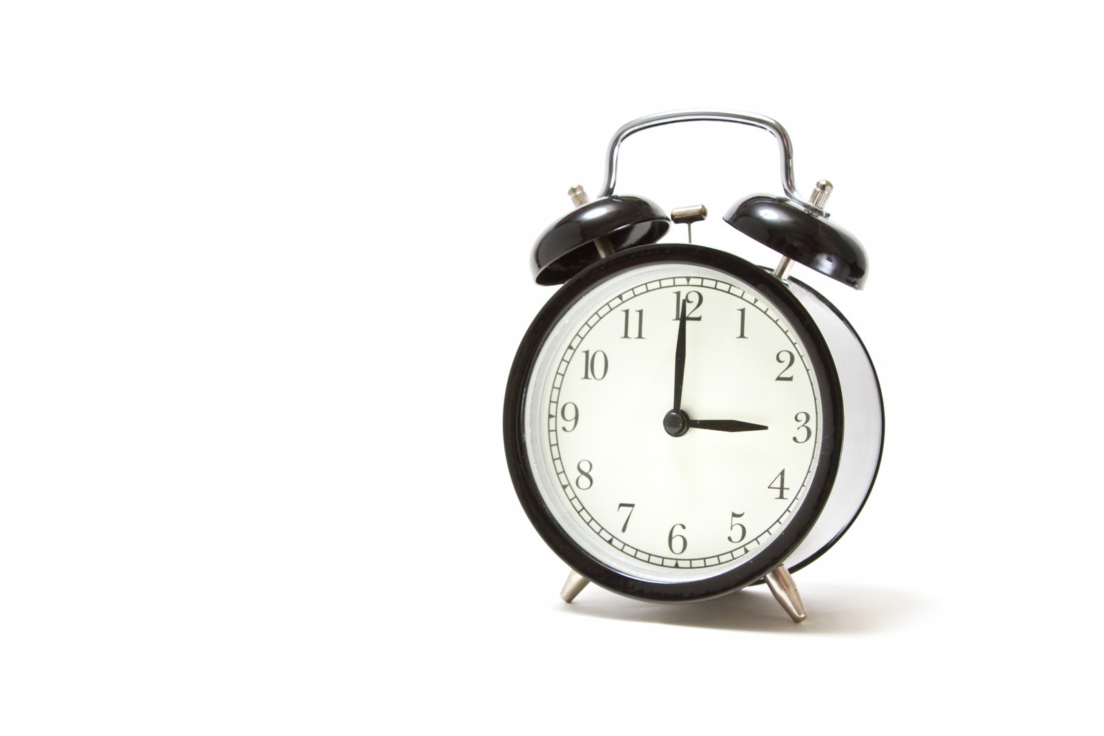 3時を指すおやつの時間の時計