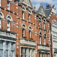 ロンドン・ハムステッドの町並みの写真